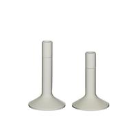 Hübsch Kindred Candle Holder Set of 2 Light Gray