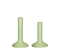 Hübsch Kindred Candle Holder Set of 2 Light Green