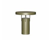 HÜBSCH LED rechargeable table lamp BringMe dark green metallic, 28 cm