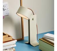 HÜBSCH LED table lamp Crea, sand-coloured, aluminium, iron