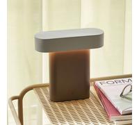 Hübsch Sleek Table Lamp Brown/ Light Gray