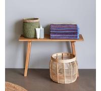 Hübsch Luna baskets, set of 2, rattan, natural colour, Ø 34 & 44cm