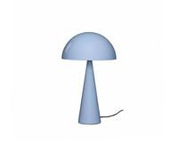HÜBSCH Mush table lamp, ice blue, metal, height 50 cm
