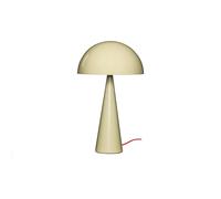 HÜBSCH Mush table lamp, sand, metal, height 50 cm
