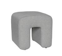 Hübsch Sculpture Pouf Dark Grey