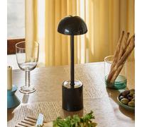 Hübsch Taten LED table lamp, black, height 30 cm, metal