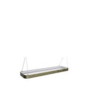 Hübsch Tube Pendant Small Metallic Dark Green