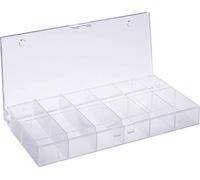Hüfner Dübel Assortment Box (L x W x H) 194 x 101 x 31 mm, Number of Compartments: 12 Fixed Dividers I