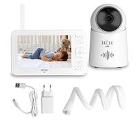 Hüh! Baby Monitor Audio Video For Baby Crib, Babyphone Baby Bed And Swing, Indoor Wifi Surveillance Camera With Radioline,Wireless Home Indoor Wifi Camera With Monitor