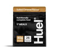 Huel Black Edition High Protein Complete Meal Replacement, 17 Meals, Salted Caramel Flavour, 40g of Protein Per Serving, Ready Meals, Vegan Protein Powder, Gluten-Free, Non-GMO