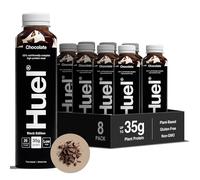 Huel Black Edition Ready-to-drink, 8 x 500ml Bottles, Protein Shakes, Chocolate Flavour, High Protein Drink, 35g Protein Per Bottle, Rich in Vitamin D, Fatty Acids, Calcium, Ready Meals