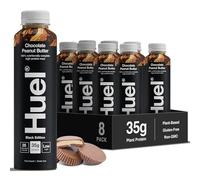 Huel Black Edition Ready-to-drink, 8 x 500ml Bottles, Protein Shakes, Chocolate Peanut Butter, High Protein Drink, 35g Protein Per Bottle, Rich in Vitamin D, Fatty Acids, Calcium, Ready Meals