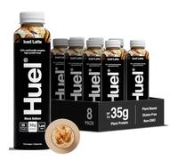 Huel Black Edition Ready-to-drink, 8 x 500ml Bottles, Protein Shakes, Iced Latte High, High Protein Drink, 35g Protein Per Bottle, Rich in Vitamin D, Fatty Acids, Calcium, Ready Meals