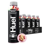Huel Black Edition Ready-to-drink, 8 x 500ml Bottles, Protein Shakes, Strawberry Banana Flavour, High Protein Drink, 35g Protein Per Bottle, Rich in Vitamin D, Fatty Acids, Calcium, Ready Meals
