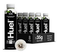 Huel Black Edition Ready-to-drink, 8 x 500ml Bottles, Protein Shakes, Vanilla Flavour, High Protein Drink, 35g Protein Per Bottle, Rich in Vitamin D, Fatty Acids, Calcium, Ready Meals