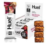 Huel Complete Nutrition Bar, 12 x 55g Bars, Dark Chocolate Raspberry, High Prote