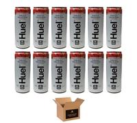 Huel Daily A-Z Vitamins Energy Drink, Variety Flavor Sparkling Multivitamin, No Sugar 26 Vitamins, 100mg Natural Caffeine, 925mg Electrolytes | Low Calorie Vegan (Pack 12, Straberry & Watermelon)