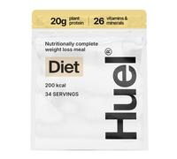 Huel Diet Powder Vanilla Flavour, Complete Weight Loss Meal Replacement Shake, 200 Calories per Serving, 20g Vegan Protein, High Fibre, Low Fat, With
