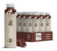 Huel Lite Ready to Drink, 12 x 500ml Bottles, 25g Chocolate Flavour Protein Shake, 190 Calories Meal Replacement Shake, Low Sugar, High Fibre, Vegan Protein Drinks with 26 Vitamins & Minerals