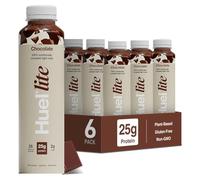 Huel Lite Ready to Drink 500ml Bottles (Pack of 6) 25g Chocolate Flavour Protein Shake, 190 Calories Meal Replacement Shake, Low Sugar, High Fibre, Vegan Protein Drinks with 26 Vitamins & Minerals