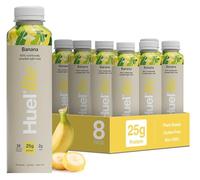 Huel Lite Ready to Drink, 8 x 500ml Bottles, 25g Banana Flavour Protein Shake, 190 Calories Meal Replacement Shake, Low Sugar, High Fibre, Vegan Protein Drinks with 26 Vitamins & Minerals