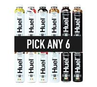 HUEL Ready-to Drink - 500ml - Pick any 6 Bottles - Choose from 15+ Flavours - Banana, Berry, Chocolate, Cinnamon Swirl, Iced Coffee Caramel, Salted Caramel, Strawberries & Cream, Vanilla