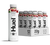 Huel Ready-to-drink Meal, Strawberries and Cream Protein Drink, 12 x 500ml Bottles, Protein Shakes, Pre-Portioned Meal, 20g of Protein per Bottle, Rich in Essential Vitamins, Meal Replacement Shake