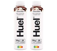 Hueldrink Ready To Drink Complete Meal Chocolate Flavour 500ml Pack of 2 Vegan Plant Based Meal Alternative Vitamin Minerals Protein Shake Dairy Free with Welari Thank You Card | (2pack) (1000ml)