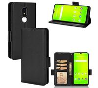 Hülle® 3D Relief Patterns Flip Wallet Case Compatible for Cricket Icon 3 (Pattern 2)