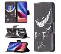 Hülle® 3D Relief Patterns Flip Wallet Case Compatible for Xiaomi Poco F3/Xiaomi Redmi K40 Pro/Xiaomi Redmi K40/Xiaomi Mi 11i (Pattern 2)