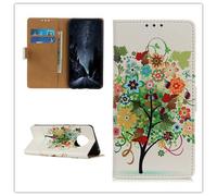 Hülle® 3D Relief Patterns Flip Wallet Case for OnePlus 7T (Pattern 6)