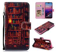 Hülle® 3D Relief Patterns Flip Wallet Case for Samsung Galaxy A50 (Pattern 2)