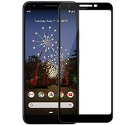 Hülle® 9H Hardness 0.33mm Thin 3D ARC Edge Anti-Explosion Full Screen Soft Screen Guard for Google Pixel 3a XL(Black)