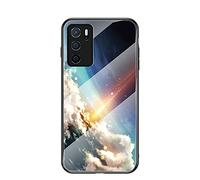 Hülle® Anti-Scratches Glass Case Compatible for Oppo A16/Oppo A53s 5G/Oppo A55 5G (2)