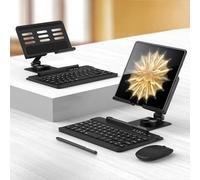 Hülle Case for Find N5 Keyboard + 360°Rotating Folding Phone Stand + Mouse + Pen,Foldable Phone Holder for Oppo Find N5(3)