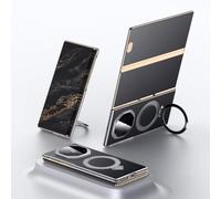 Hülle Case for Mate XT Cover + Magnetic Ring Bracket+ Plating Frame + Wireless Charging,Leather Bumper Shell for Huawei Mate XT Ultimate(3)