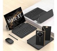 Hülle Case for Mate XT Keyboard + Mouse + Adjustable Hinge Flip Folio + Stylus,Universal Book Cover Keyboard Kit for Huawei Mate XT(1)