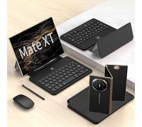Hülle Case for Mate XT Keyboard + Mouse + Adjustable Hinge Flip Folio + Stylus,Universal Book Cover Keyboard Kit for Huawei Mate XT(2)
