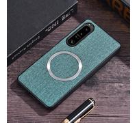 Hülle Case for Xperia 1 VI Cover Texture Leather Support Wireless Charging,Slim Bumper Shell for Sony Xperia 1 VI(4)