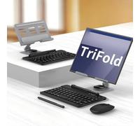 Hülle Case for Z TriFold Keyboard + 360°Rotating Folding Phone Stand + Mouse + Pen,Foldable Phone Holder for Samsung Galaxy Z TriFold(1)