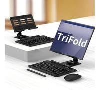 Hülle Case for Z TriFold Keyboard + 360°Rotating Folding Phone Stand + Mouse + Pen,Foldable Phone Holder for Samsung Galaxy Z TriFold(3)