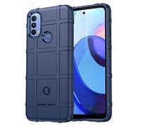 Hülle® Firmness and Flexibility Case Compatible for Motorola Moto E40/Motorola Moto E30/Motorola Moto E20(Dark Blue)