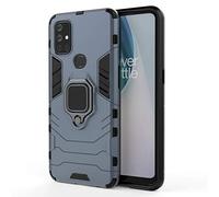 Hülle® Firmness Case with Kickstand Compatible for OnePlus Nord N10 5G(Blue)