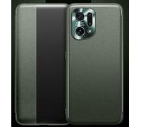 Hülle® Flip Case Texture Leather Ultra Thin,Anti Collision,Comfortable Grip Full Protection Shell Compatible for Oppo Find X5 (2)