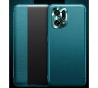 Hülle® Flip Case Texture Leather Ultra Thin,Anti Collision,Comfortable Grip Full Protection Shell Compatible for Oppo Find X5 (1)
