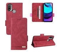 Hülle® Flip Wallet Case Compatible for Motorola Moto E40/Motorola Moto E20/Motorola Moto E30(Pattern 5)
