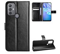 Hülle® Flip Wallet Case Compatible for TCL 305/TCL 30E/TCL 30 SE(Pattern 1)