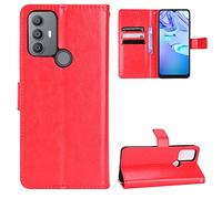 Hülle® Flip Wallet Case Compatible for TCL 305/TCL 30E/TCL 30 SE(Pattern 2)