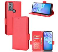 Hülle® Flip Wallet Case Compatible for TCL 305/TCL 30E/TCL 30 SE (Pattern 3)