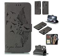 Hülle® Flip Wallet Case for Motorola Moto E6 (Gray)